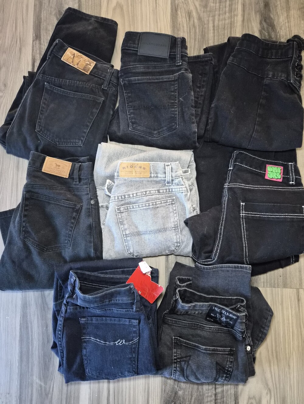 Mixed Women’s Jeans Resell Lot Bundle Pants Flare Skinny True Religion Lauren